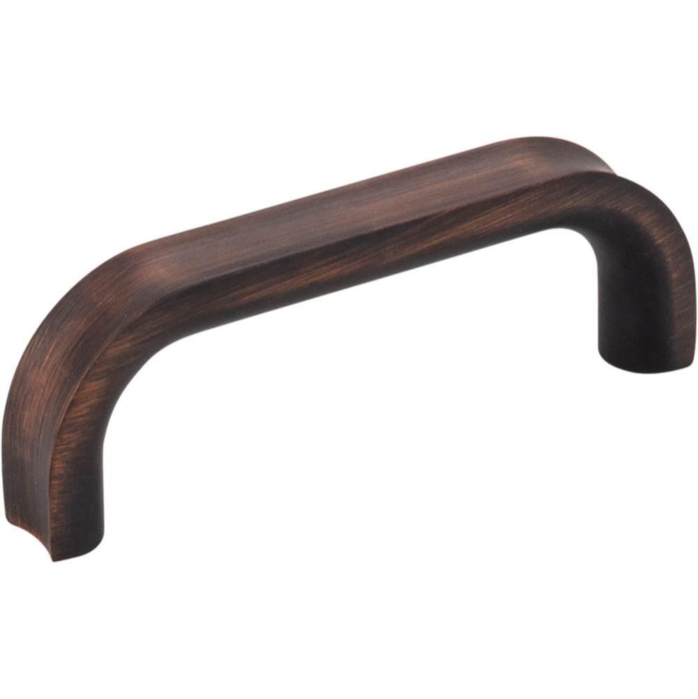 3'' Center-to-Center Brushed Oil Rubbed Bronze Rae Cabinet Pull