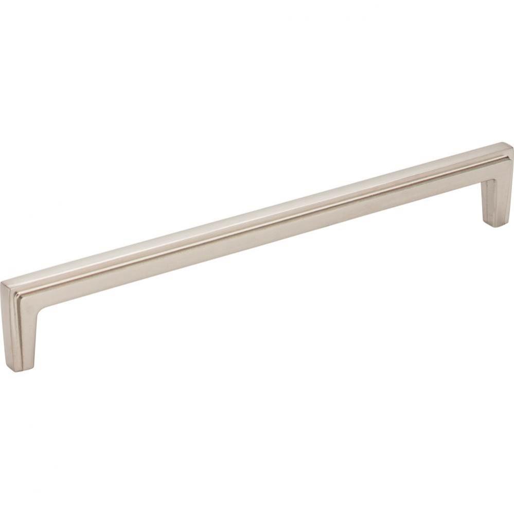 192 mm Center-to-Center Satin Nickel Lexa Cabinet Pull