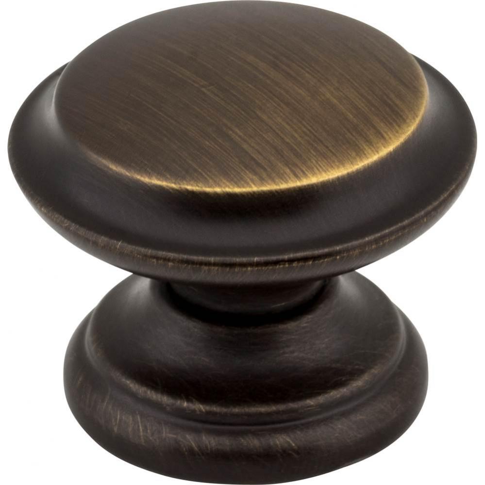 1-3/8'' Diameter Antique Brushed Satin Brass Cordova Cabinet Knob