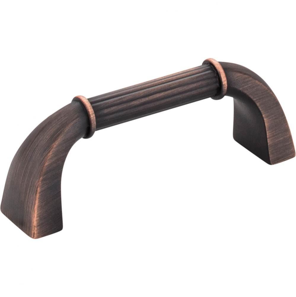 3'' Center-to-Center Brushed Oil Rubbed Bronze Cordova Cabinet Pull