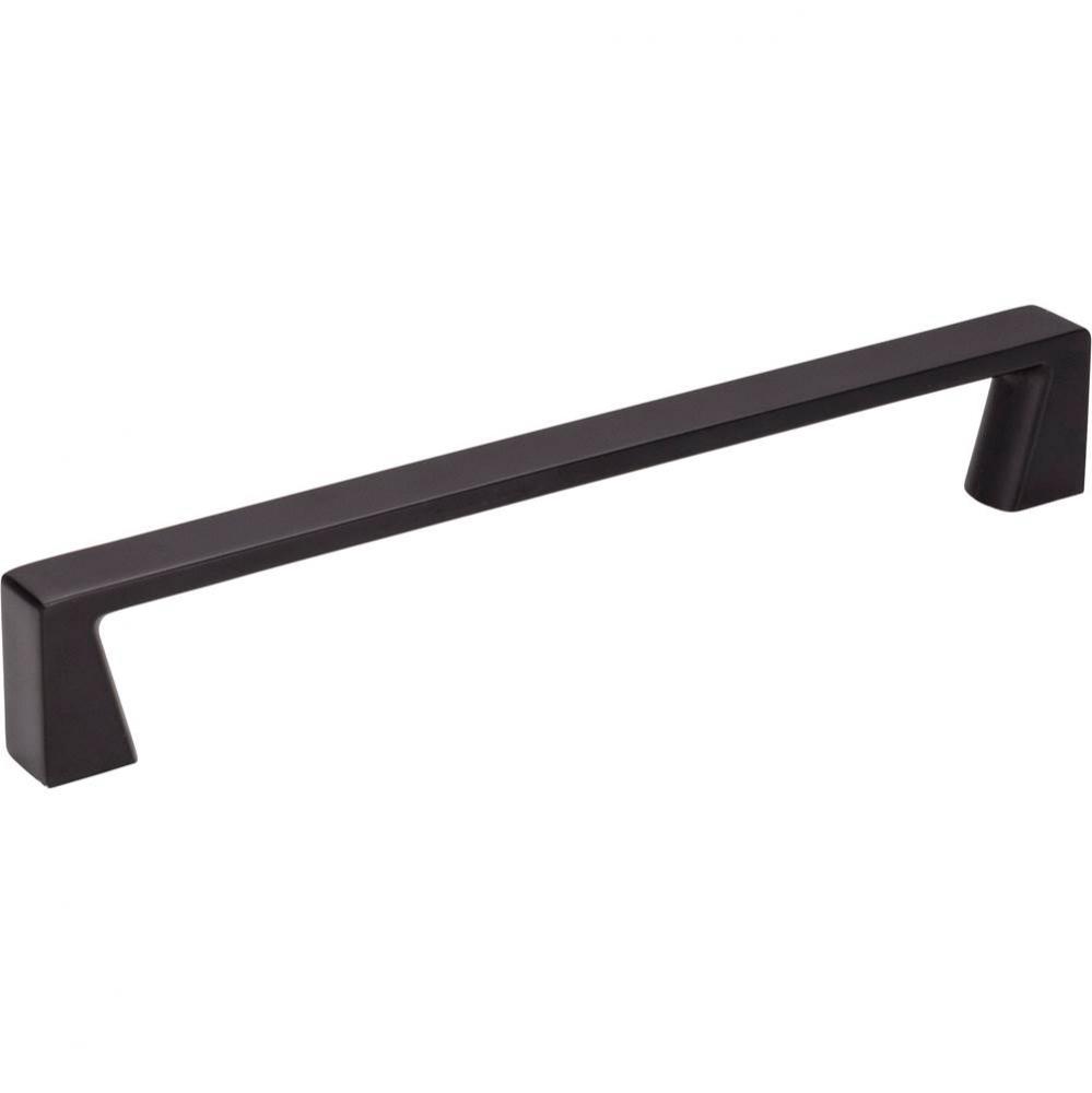 160 mm Center-to-Center Matte Black Square Boswell Cabinet Pull