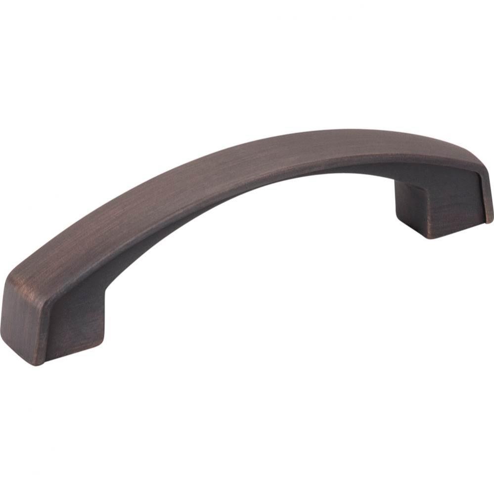 96 mm Center-to-Center Brushed Oil Rubbed Bronze Merrick Cabinet Pull