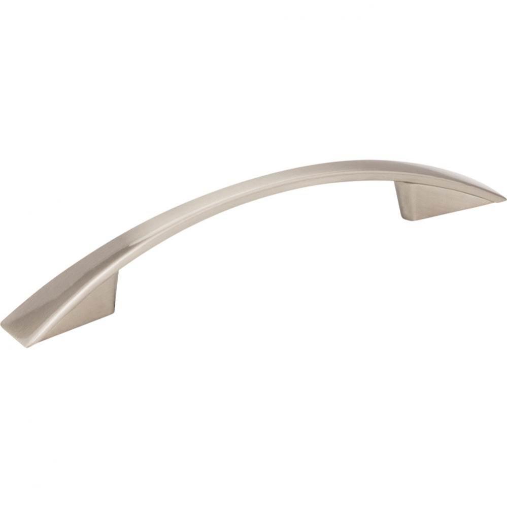 96 mm Center-to-Center Satin Nickel Flared Regan Cabinet Pull