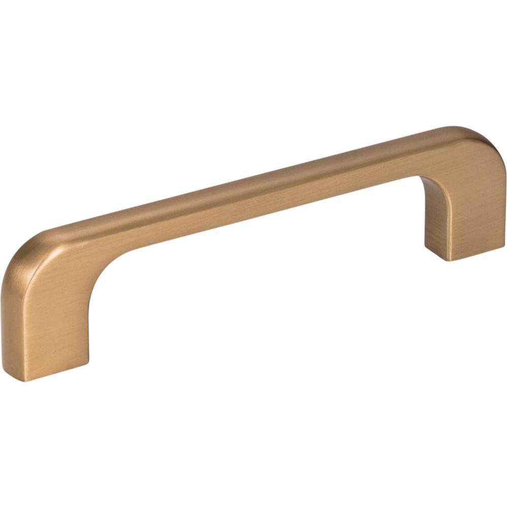 96 mm Center-to-Center Satin Bronze Alvar Cabinet Pull