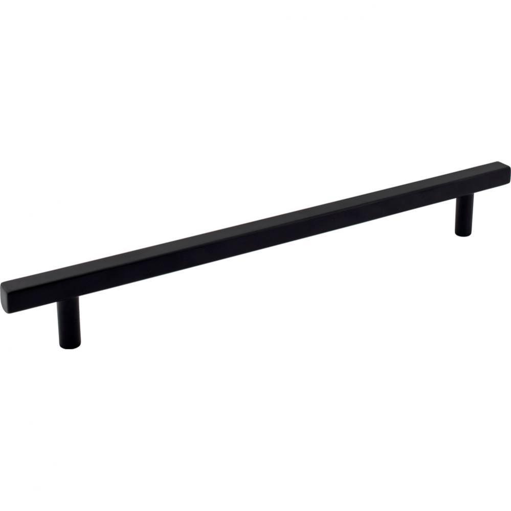 12'' Center-to-Center Matte Black Square Dominique Appliance Handle