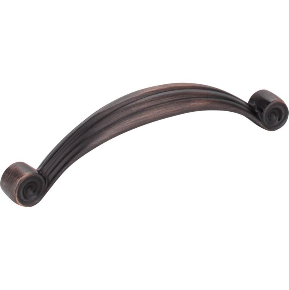 96 mm Center-to-Center Brushed Oil Rubbed Bronze Lille Cabinet Pull