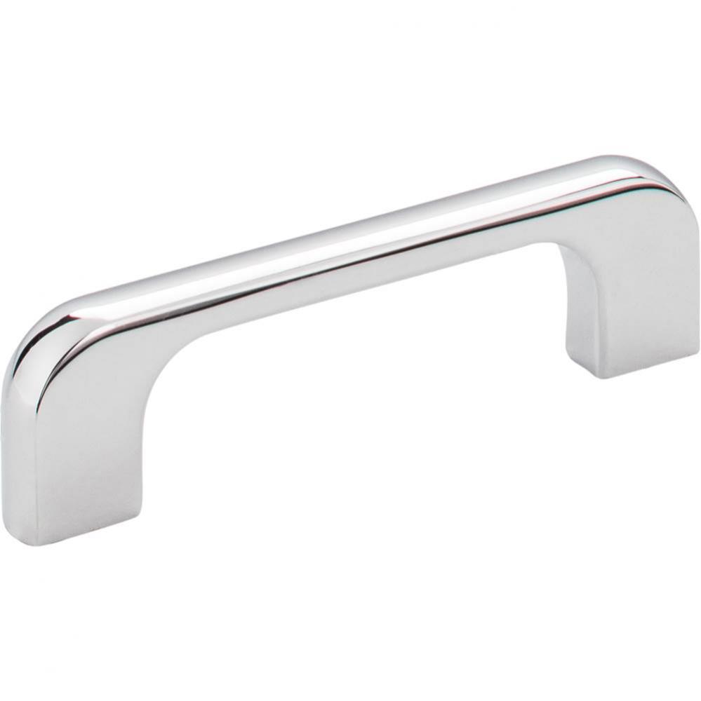 3'' Center-to-Center Polished Chrome Alvar Cabinet Pull