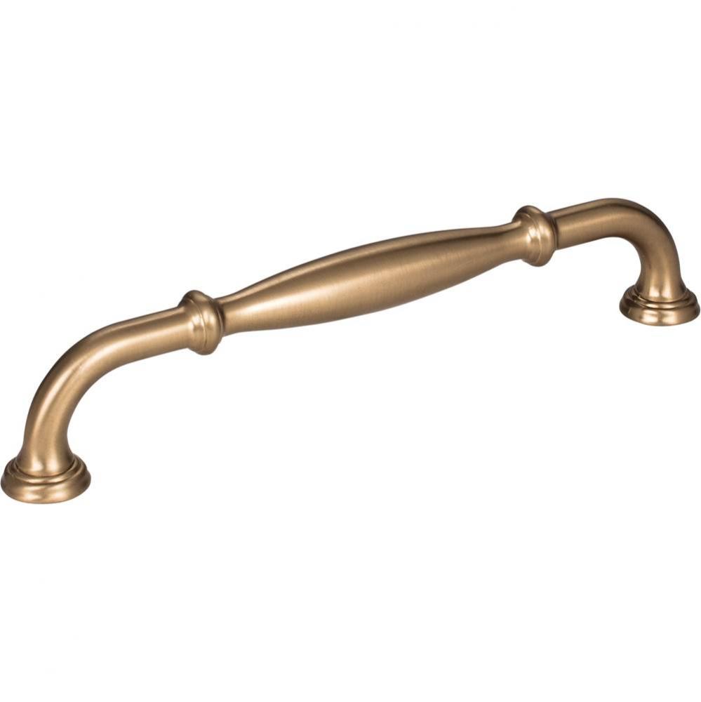 160 mm Center-to-Center Satin Bronze Tiffany Cabinet Pull