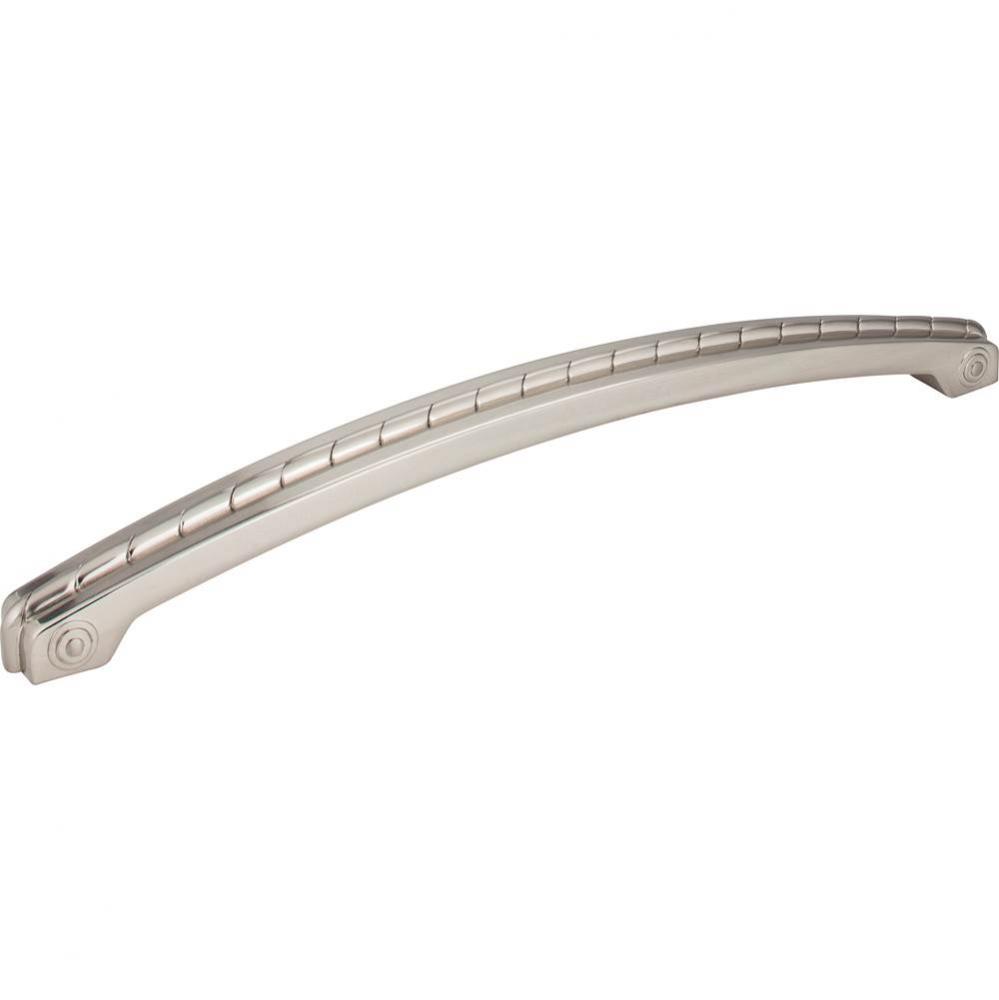 12'' Center-to-Center Satin Nickel Rope Rhodes Appliance Handle