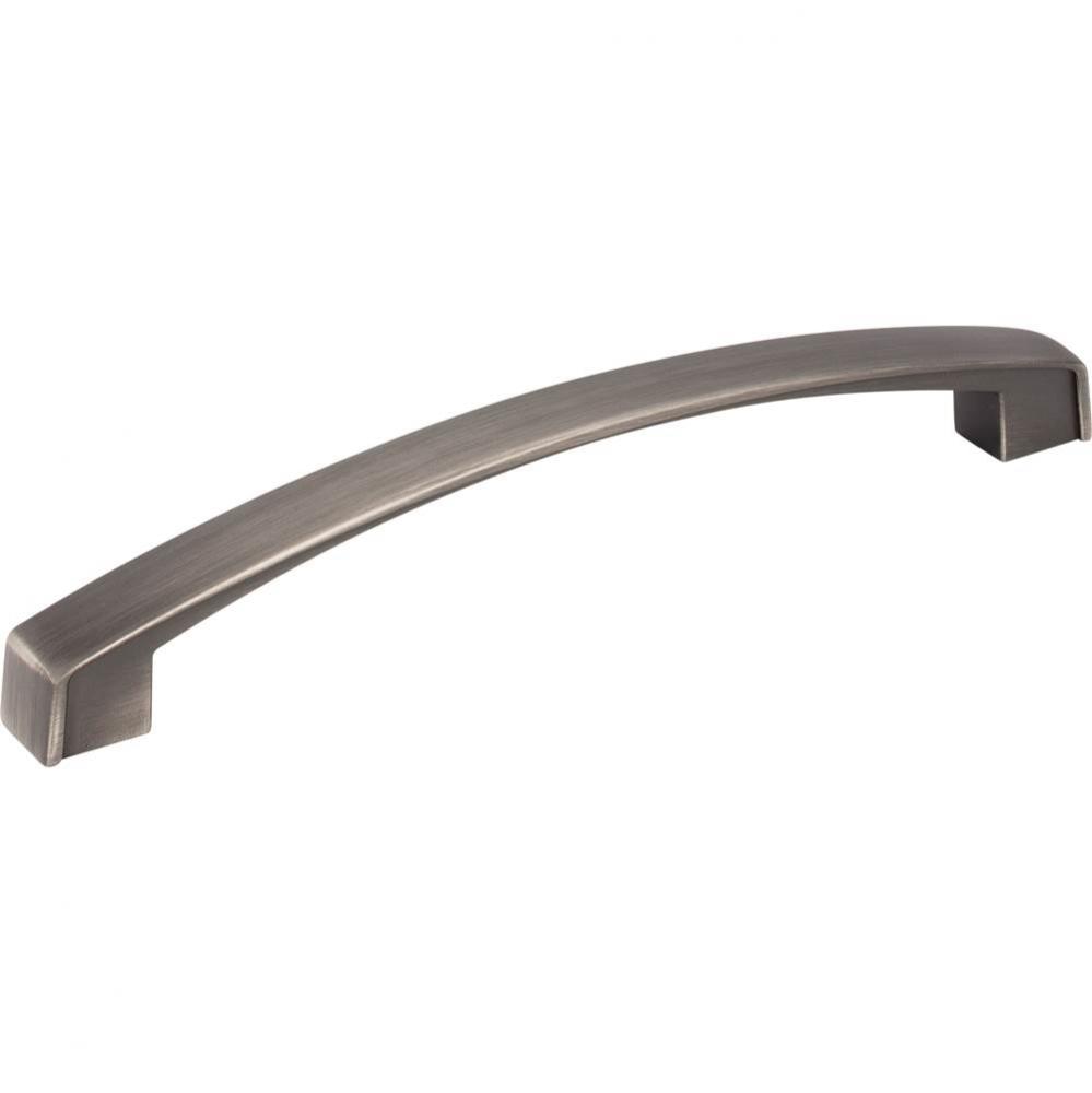 160 mm Center-to-Center Brushed Pewter Merrick Cabinet Pull