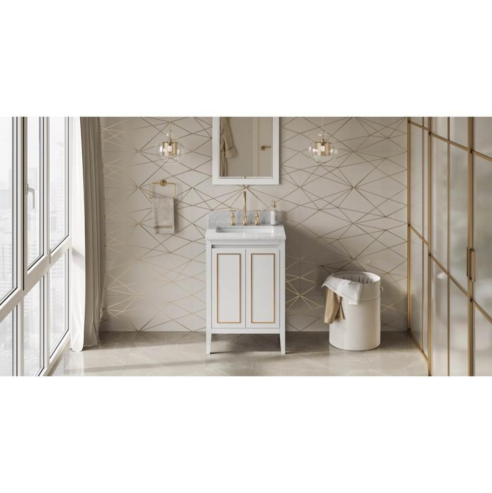 24'' White Percival Vanity