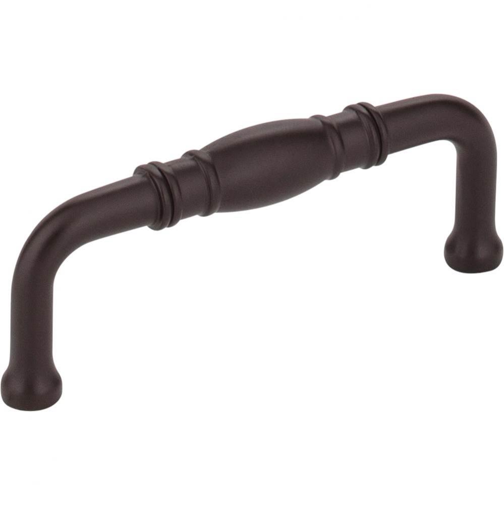 3'' Center-to-Center Dark Bronze Durham Cabinet Pull