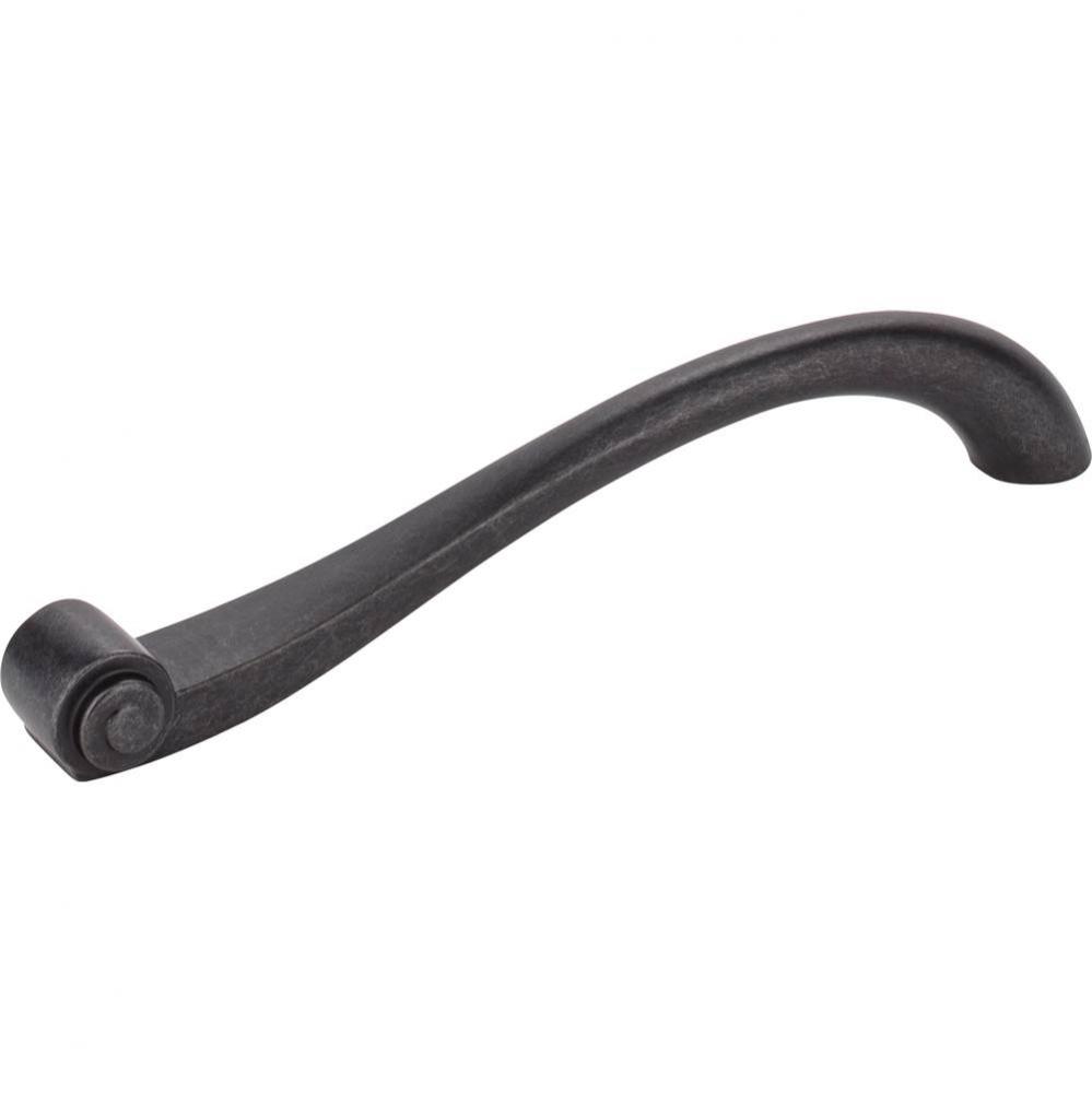 160 mm Center-to-Center Gun Metal Duval Vertical Cabinet Pull