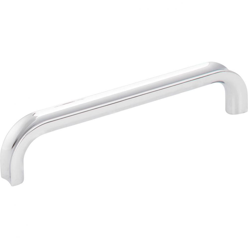 128 mm Center-to-Center Polished Chrome Rae Cabinet Pull