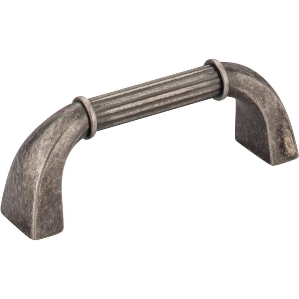 3'' Center-to-Center Distressed Pewter Cordova Cabinet Pull