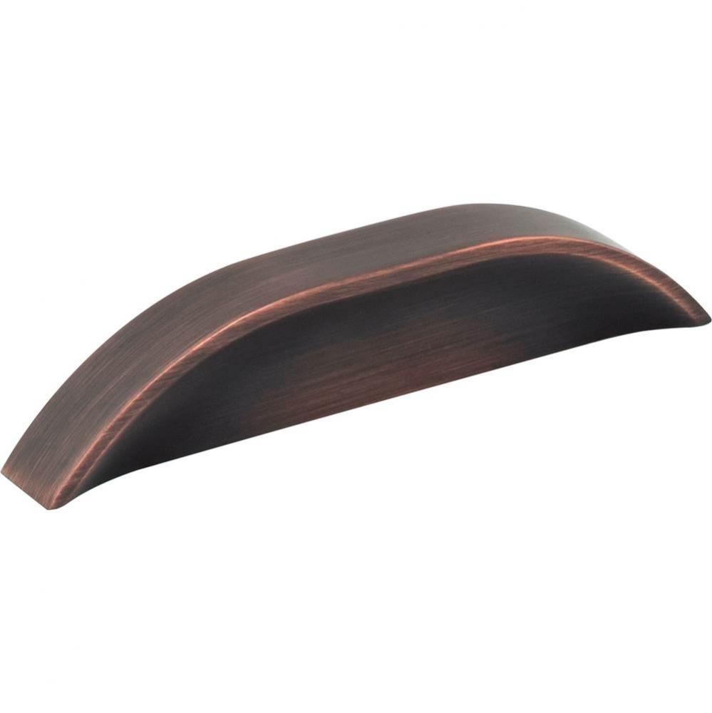 3'' / 96 mm Center-to-Center Brushed Oil Rubbed Bronze Elara Cabinet Pinch Pull