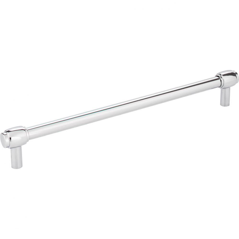 224 mm Center-to-Center Polished Chrome Hayworth Cabinet Bar Pull