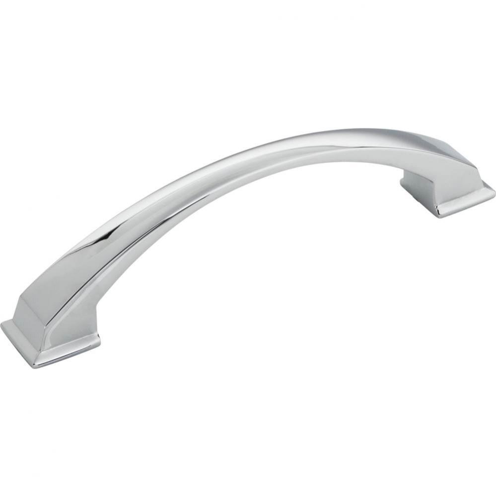 128 mm Center-to-Center Polished Chrome Arched Roman Cabinet Pull