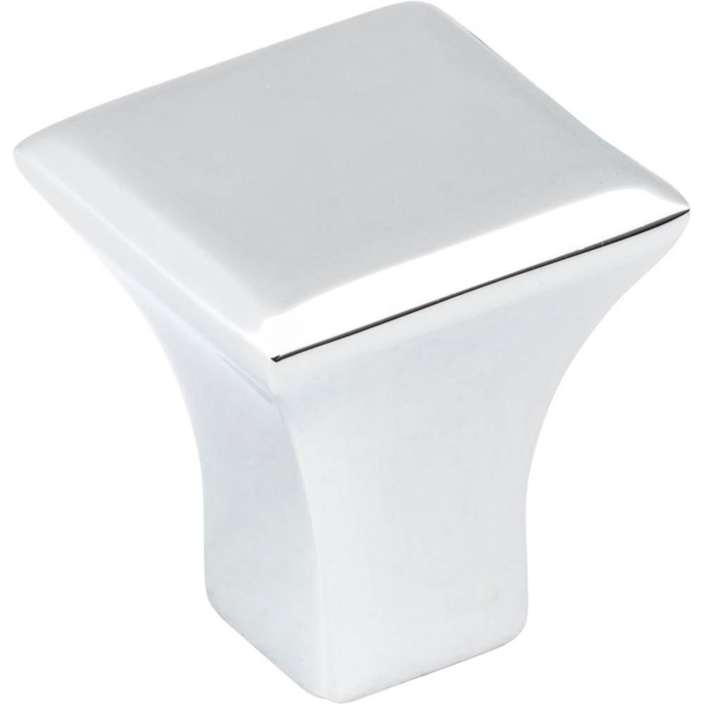 7/8'' Overall Length Polished Chrome Square Marlo Cabinet Knob