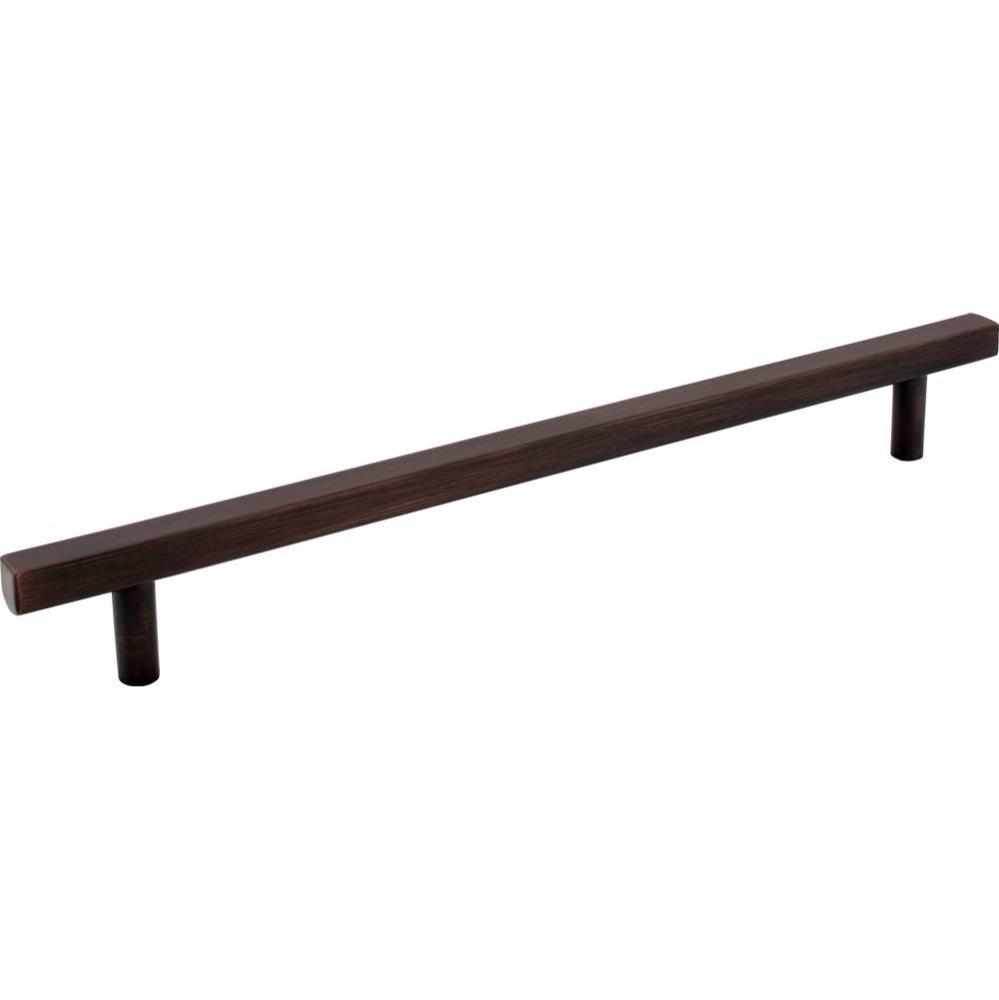 12'' Center-to-Center Brushed Oil Rubbed Bronze Square Dominique Appliance Handle