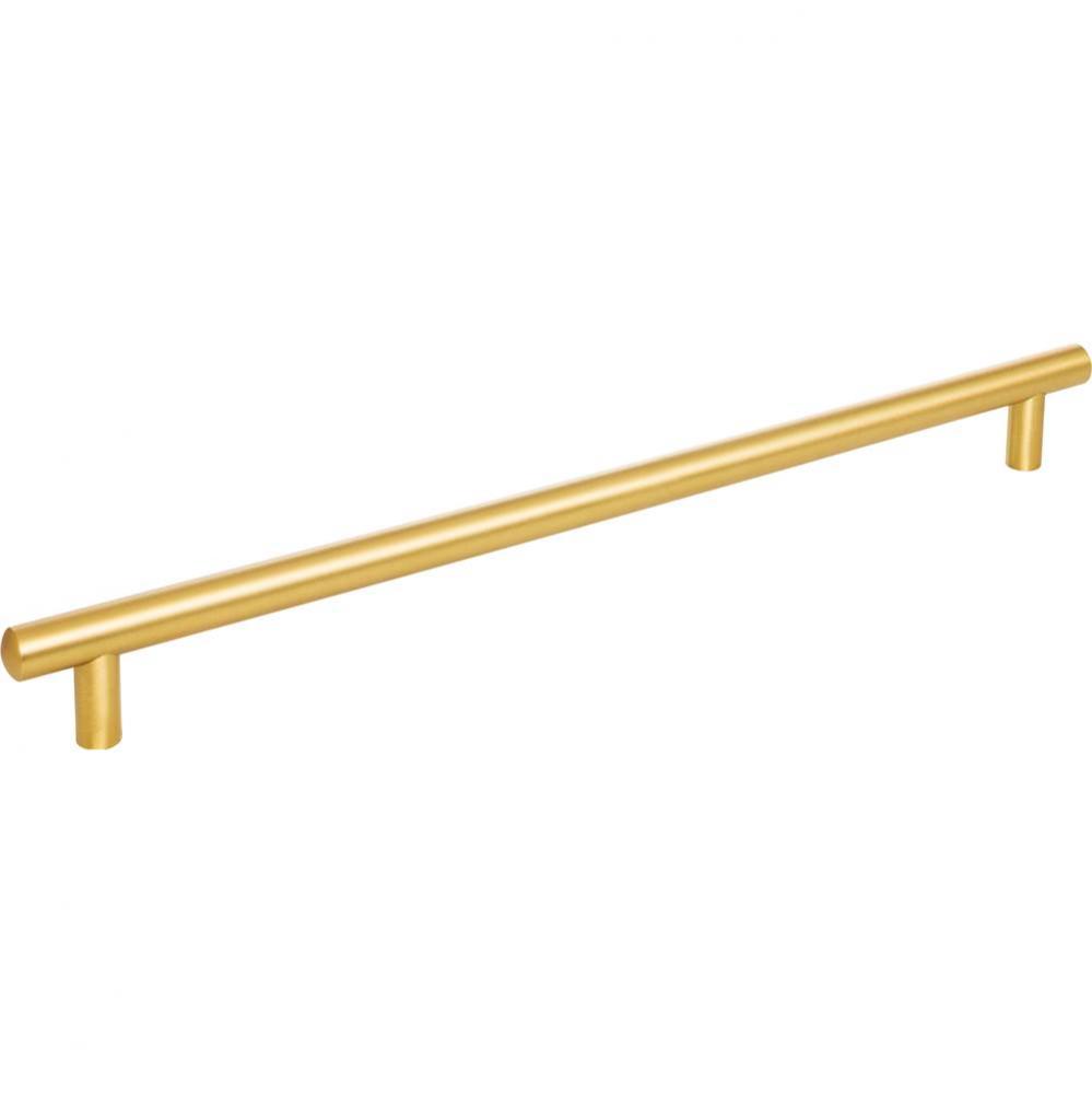 320 mm Center-to-Center Brushed Gold Key West Cabinet Bar Pull