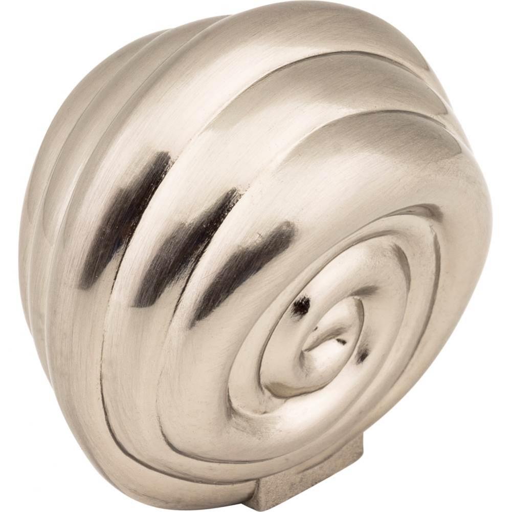 1-3/8'' Overall Length Satin Nickel Lille Cabinet Knob