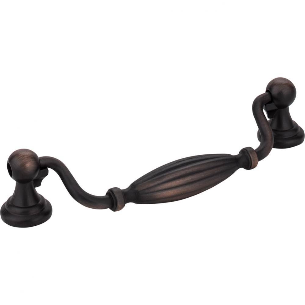 128 mm Center-to-Center Brushed Oil Rubbed Bronze Glenmore Cabinet Drop Pull