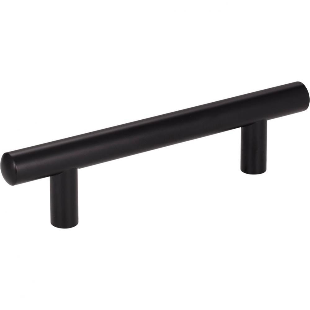 96 mm Center-to-Center Matte Black Key West Cabinet Bar Pull