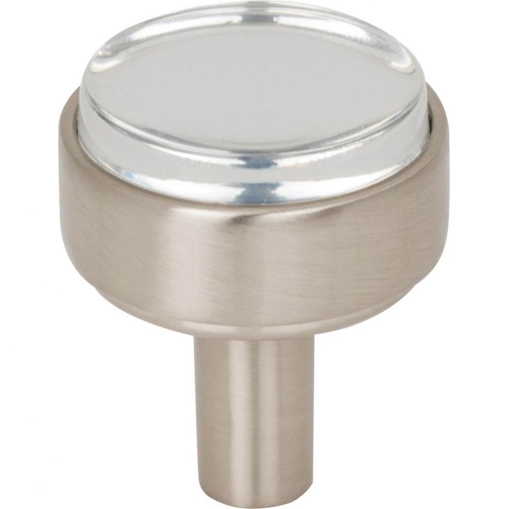 1-1/8'' Diameter Satin Nickel Carmen Cabinet Knob