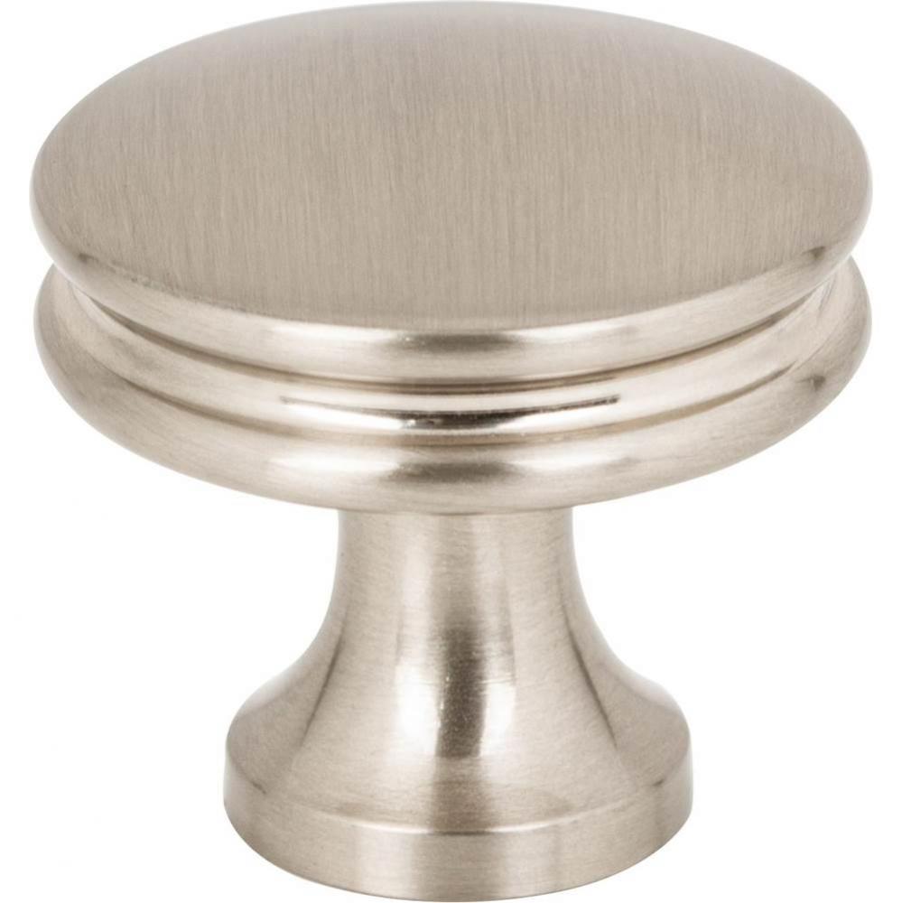 1-1/4'' Diameter Satin Nickel Marie Cabinet Knob