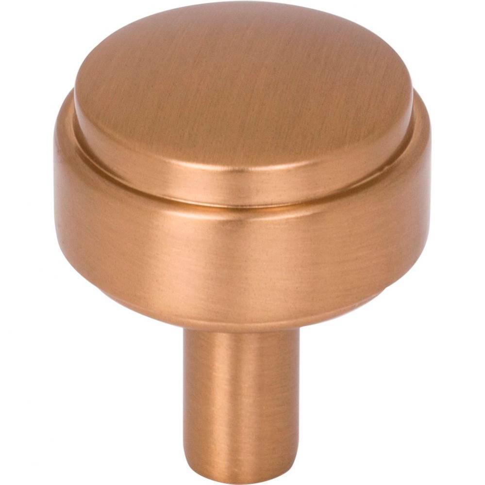 1-1/8'' Diameter Satin Bronze Hayworth Cabinet Knob