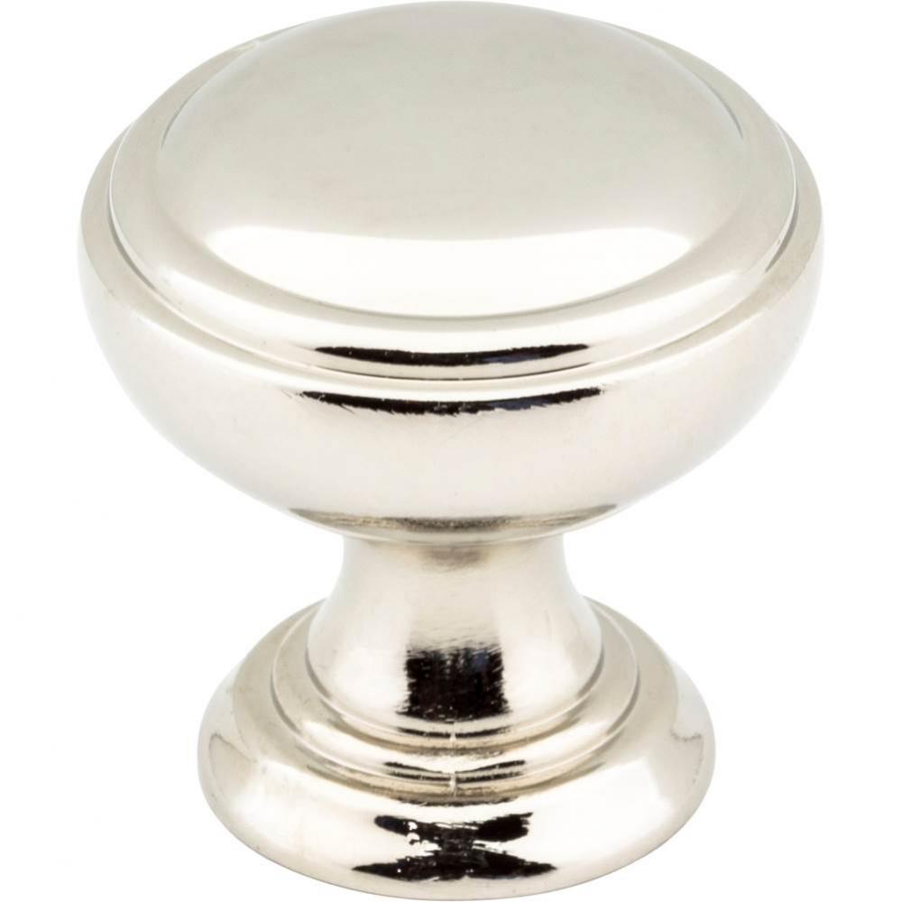 1-1/4'' Diameter Polished Nickel Tiffany Cabinet Knob