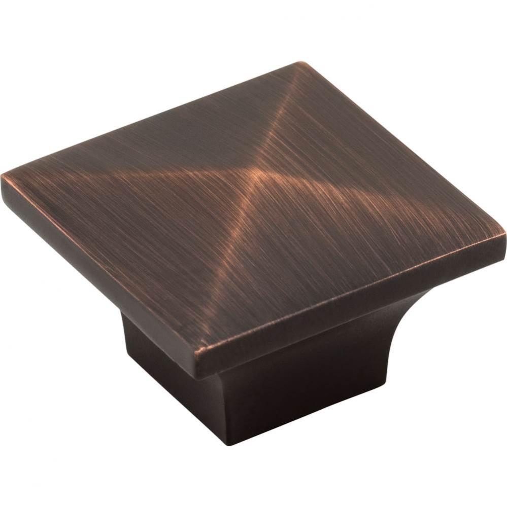 1-1/4'' Overall Length Brushed Oil Rubbed Bronze Pyramid Cairo Cabinet Knob