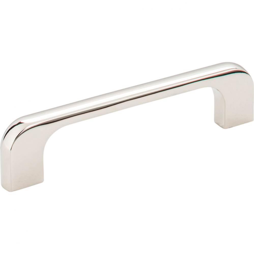 96 mm Center-to-Center Polished Nickel Alvar Cabinet Pull