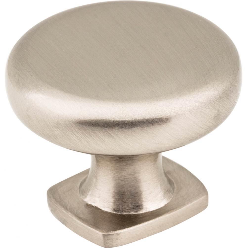 1-3/8'' Diameter Satin Nickel Belcastel 1 Cabinet Knob