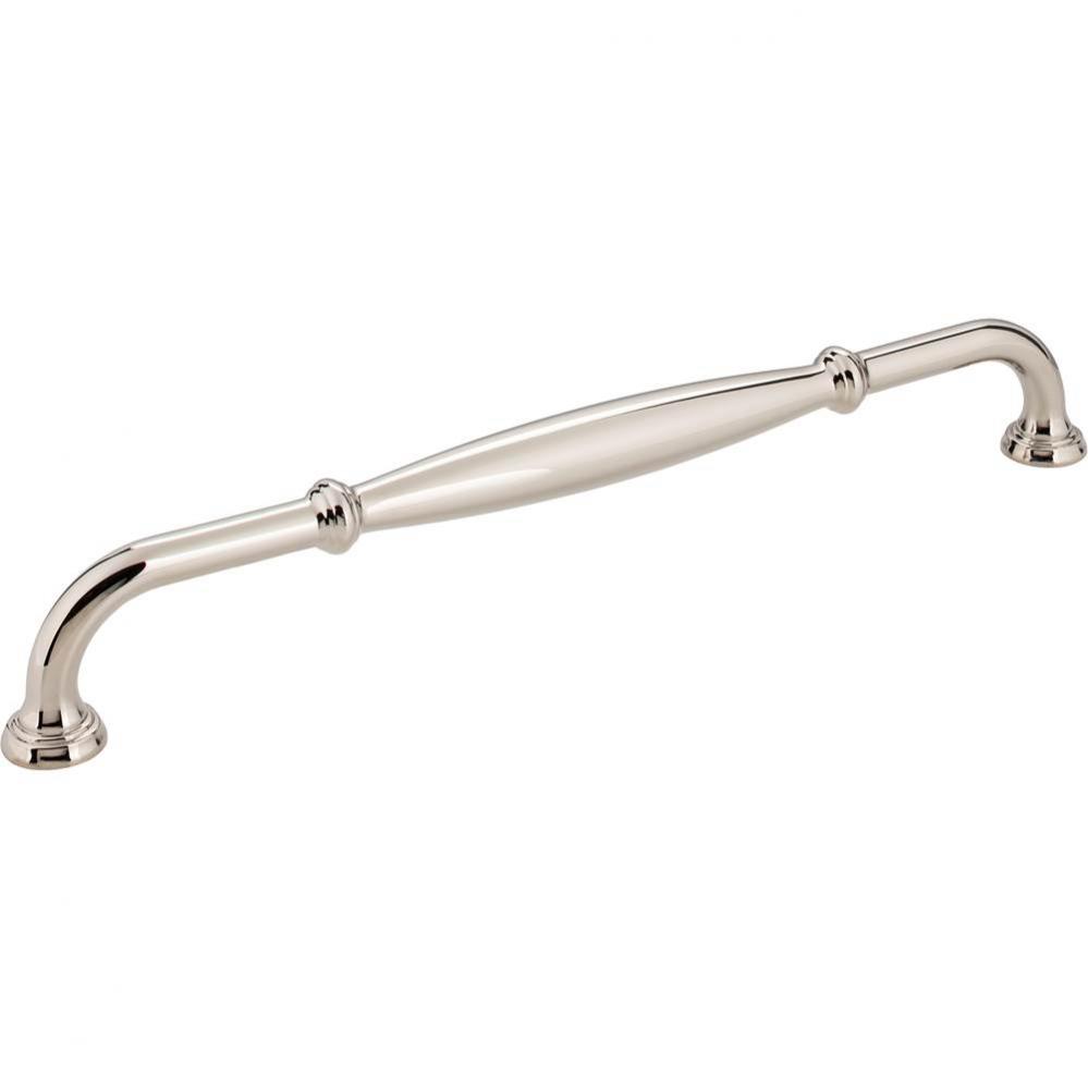 12'' Center-to-Center Polished Nickel Tiffany Appliance Handle