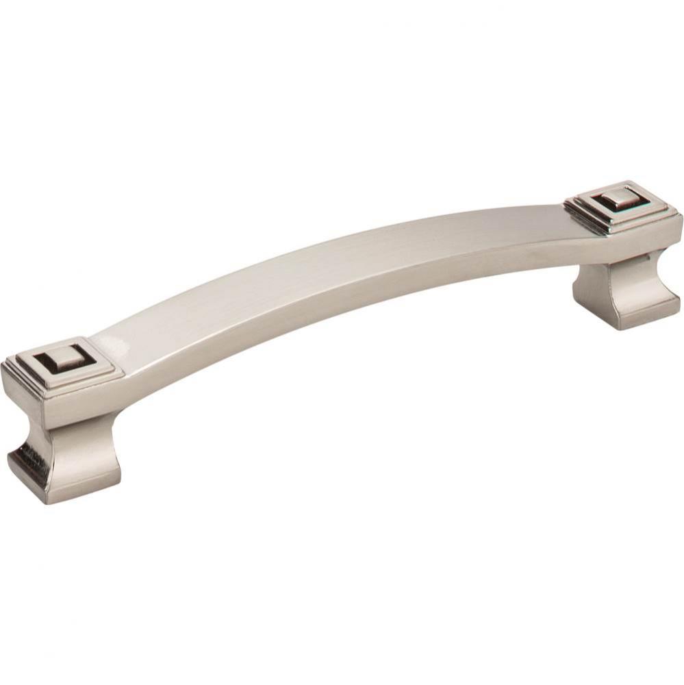 128 mm Center-to-Center Satin Nickel Square Delmar Cabinet Pull