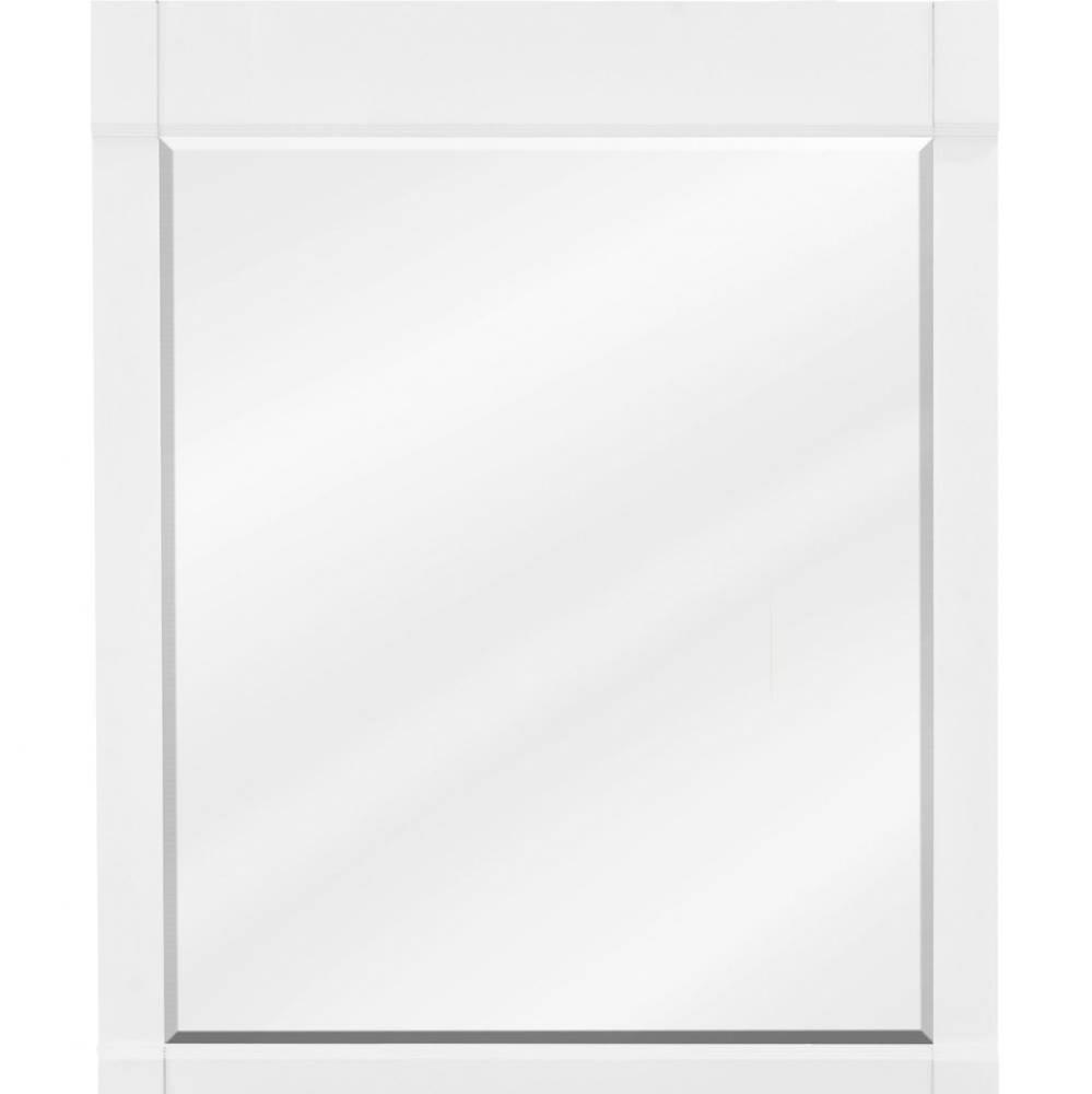 28'' W x 1-1/4'' D x 34'' H White Astoria mirror