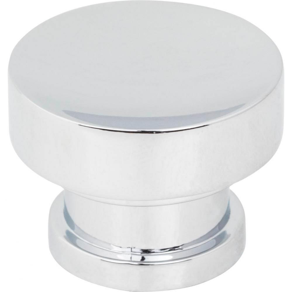 1-1/4'' Diameter Polished Chrome Elara Cabinet Knob