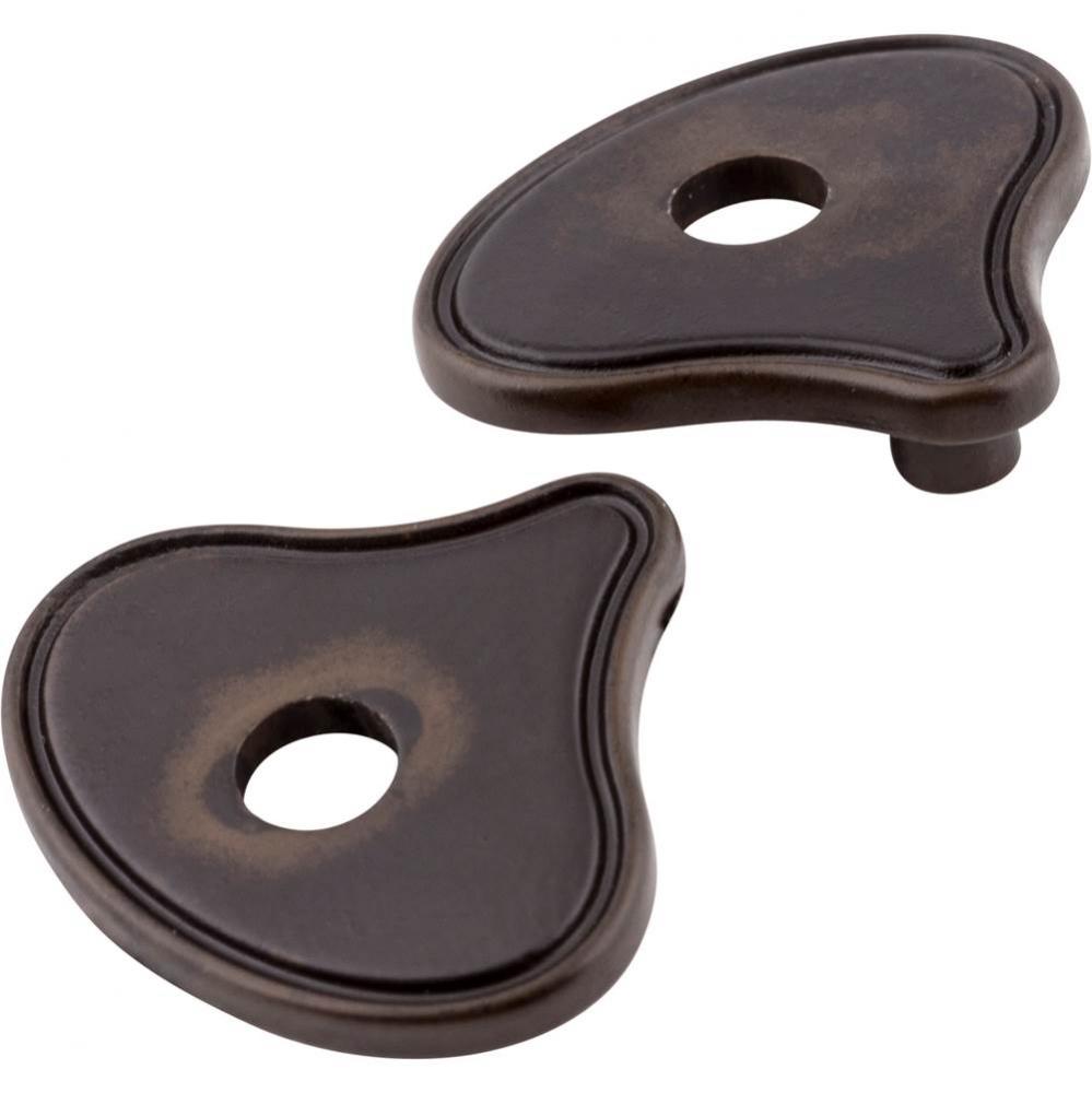 Brushed Oil Rubbed Bronze Pull Escutcheons