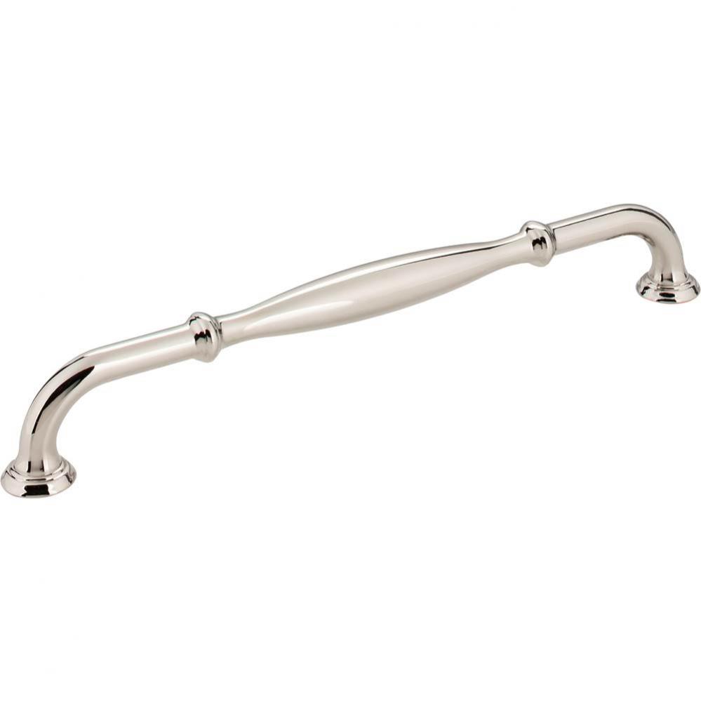 224 mm Center-to-Center Polished Nickel Tiffany Cabinet Pull