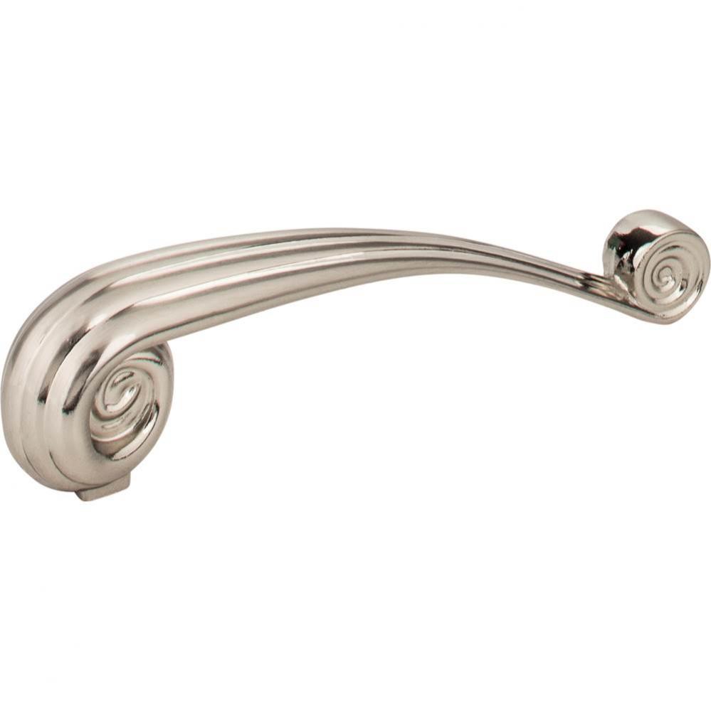 96 mm Center-to-Center Satin Nickel Lille Vertival Cabinet Pull