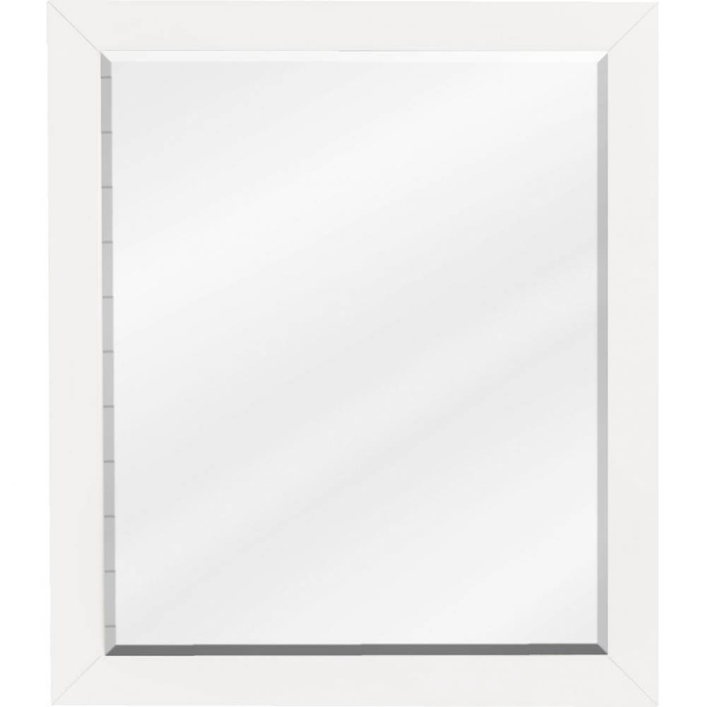 24 W x 1'' D x 28'' H White Cade mirror