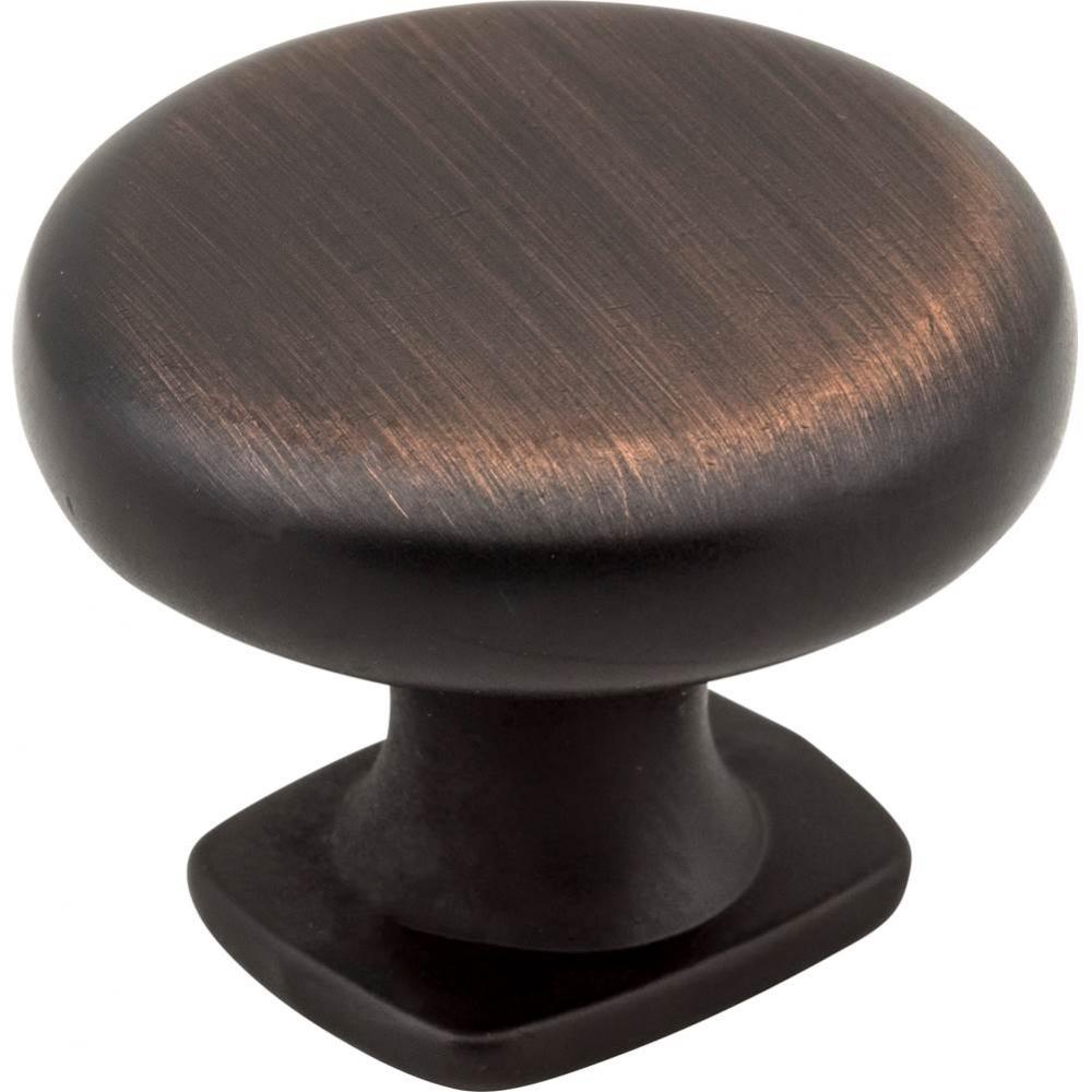 1-3/8'' Diameter Brushed Oil Rubbed Bronze Belcastel 1 Cabinet Knob