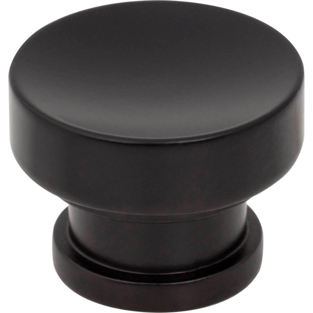 1-1/4'' Diameter Matte Black Elara Cabinet Knob