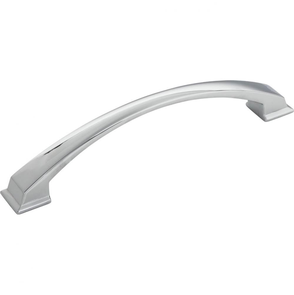 160 mm Center-to-Center Polished Chrome Arched Roman Cabinet Pull