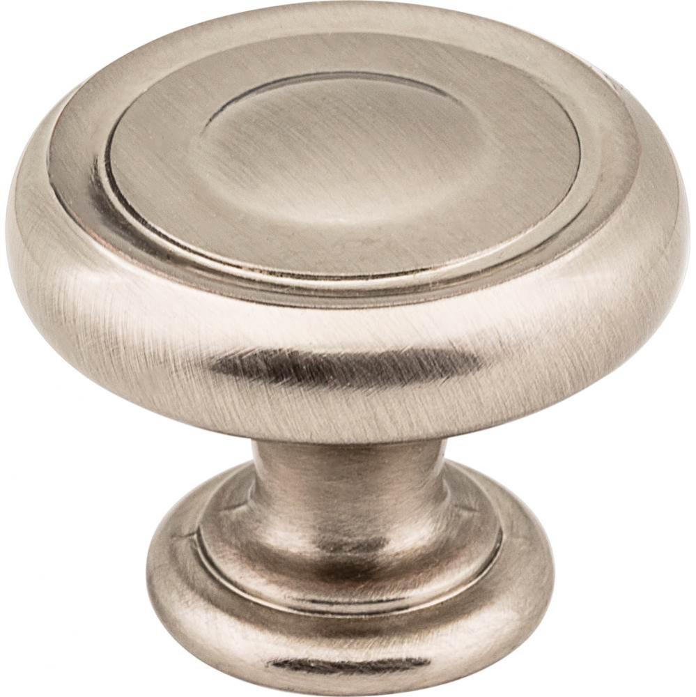 1-1/4'' Diameter Satin Nickel Bremen 1 Cabinet Knob