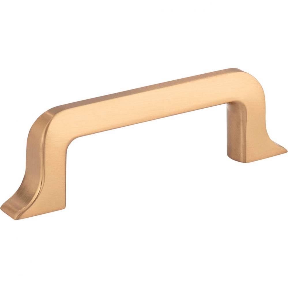 3'' Center-to-Center Satin Bronze Callie Cabinet Pull