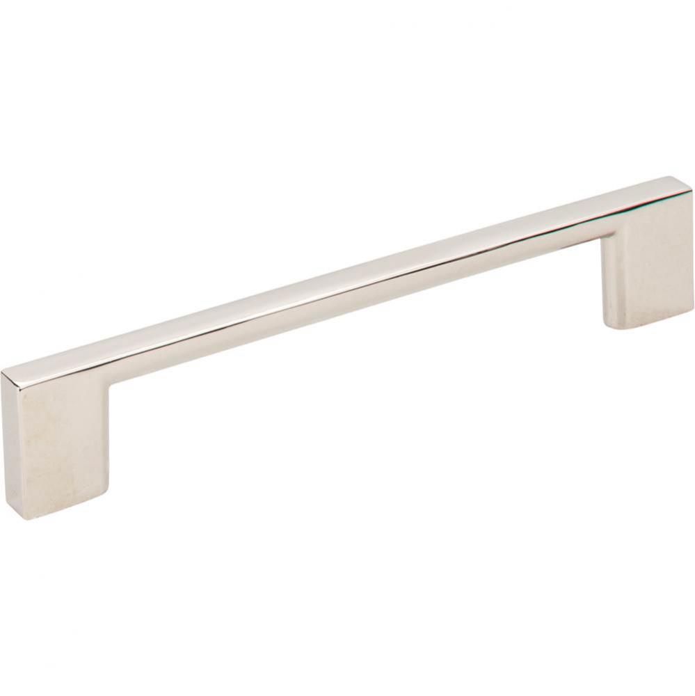 128 mm Center-to-Center Polished Nickel Square Sutton Cabinet Bar Pull