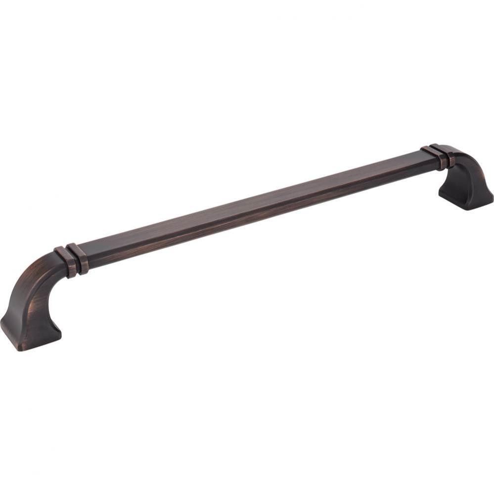 12'' Center-to-Center Brushed Oil Rubbed Bronze Ella Appliance Handle